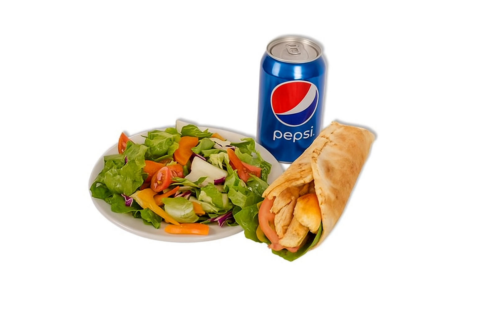 Shawarma chicken and beef mix trio
