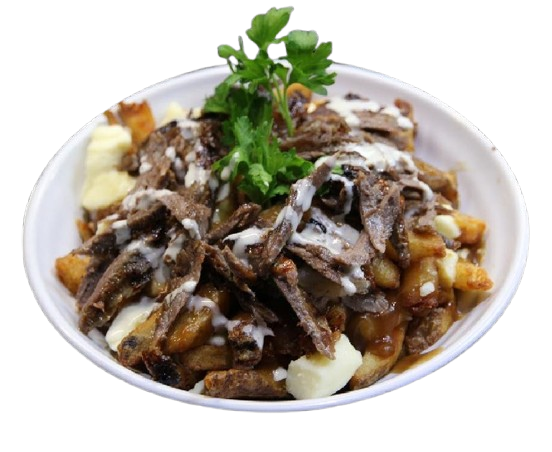 Shawarma beef and chicken Poutine Mix