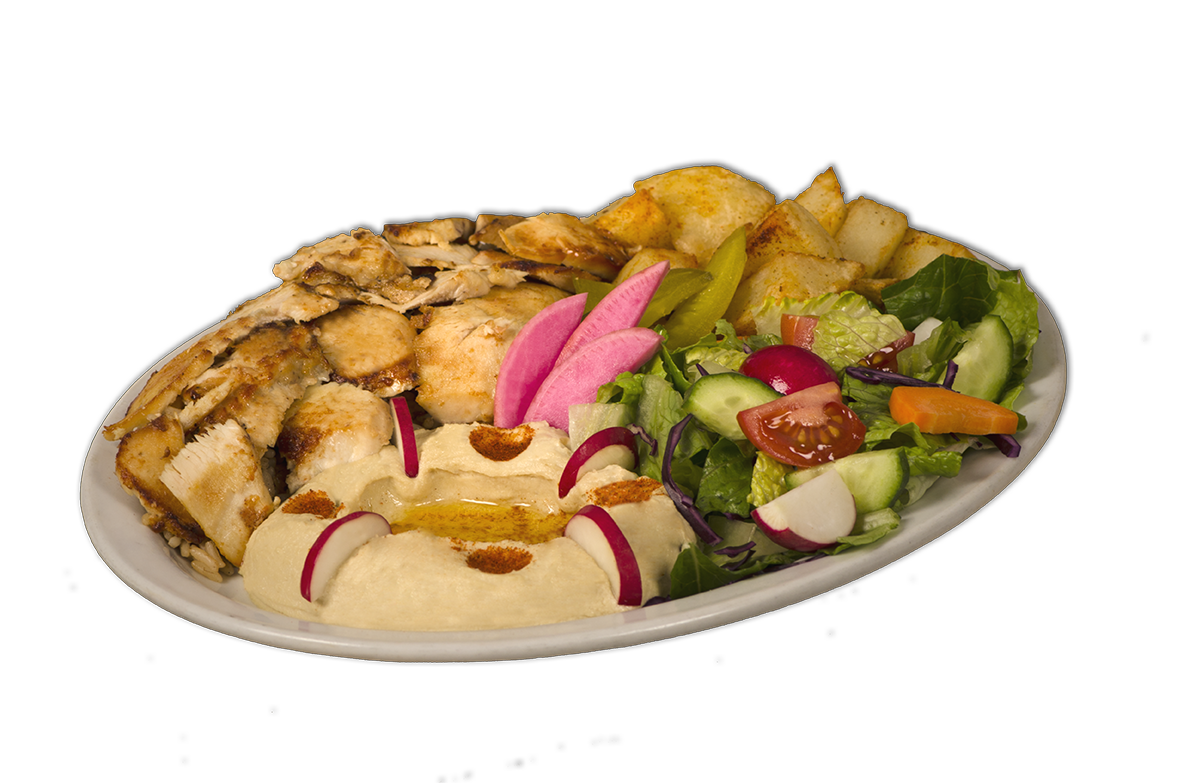 Shawarma chicken plate