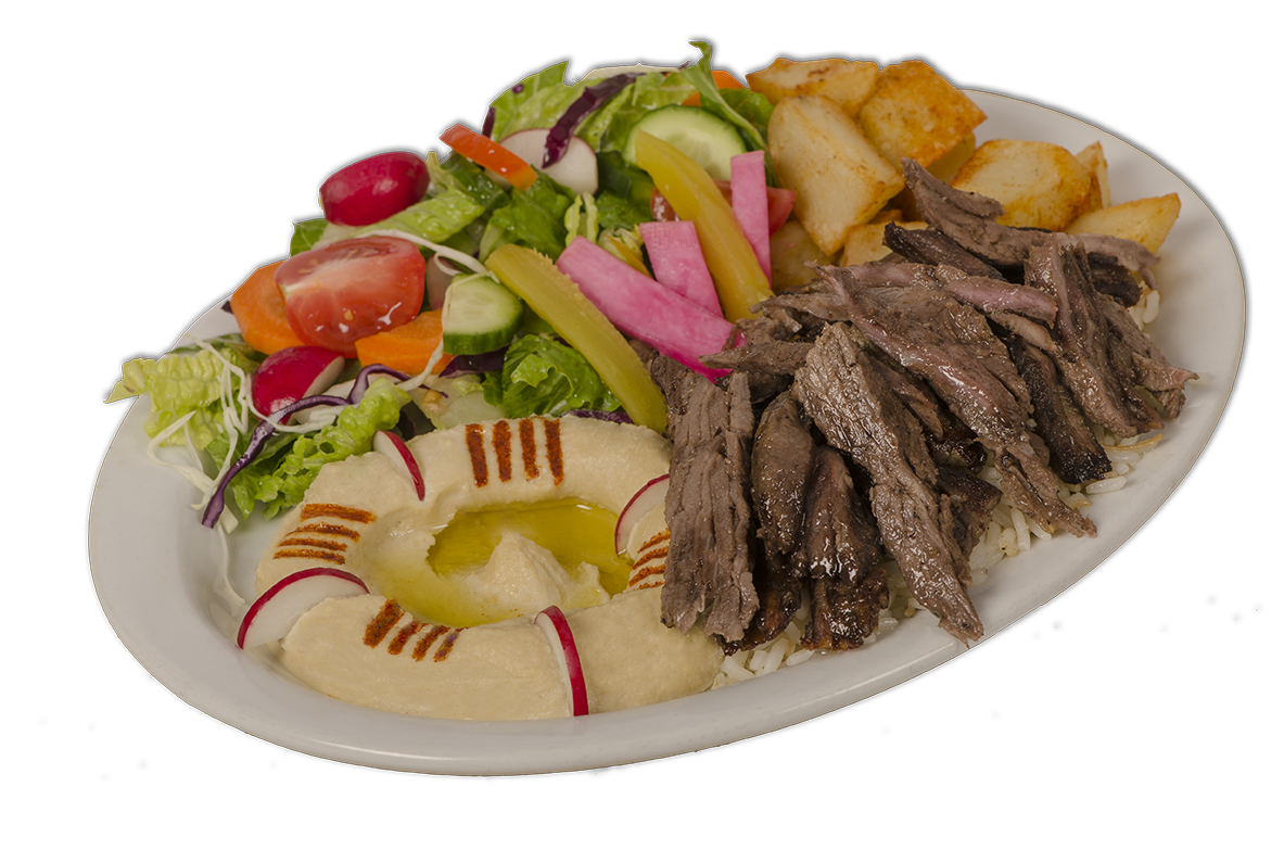 Shawarma beef plate